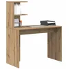 Image de vidaXL Bureau Chêne artisanal 102 x 50 x 124 cm Bois d'ingénierie | Un look moderne en chêne qui apporte une touche chaleureuse, Idéal pour gagner de la place dans n'importe quelle pièce,