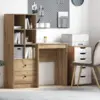 Image de vidaXL Bureau Chêne artisanal 60 x 40 x 76 cm