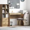 Image de vidaXL Bureau Chêne artisanal 80 x 40 x 76 cm