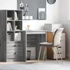 Image de vidaXL Bureau Gris Sonoma 60 x 50 x 76 cm