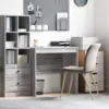 Image de vidaXL Bureau Gris Sonoma 80 x 50 x 76 cm