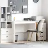 Image de vidaXL Bureau Blanc 90 x 50 x 76 cm