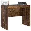 Image de vidaXL Bureau Chêne fumé 90 x 50 x 76 cm