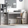 Image de vidaXL Bureau Gris Sonoma 90 x 50 x 76 cm