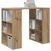 Image de vidaXL Bureau Chêne artisanal Bois d'ingénierie 90 x 50 x 75 cm