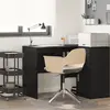 Image de vidaXL Bureau Chêne noir Bois d'ingénierie 102 x 50 x 75 cm