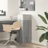 Image de vidaXL Buffet avec tiroir Gris Sonoma 38 x 34 x 75 cm