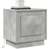 Image de vidaXL Cabinet de chevet 2 pc Gris béton 44 x 34,5 x 45 cm