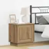 Image de vidaXL Cabinet de chevet Chêne artisanal 44 x 34,5 x 45 cm