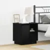 Image de vidaXL Cabinet de chevet 2 pc Chêne noir 50 x 34,5 x 50 cm.