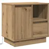 Image de vidaXL Cabinet de chevet Chêne artisanal 50 x 34,5 x 50 cm.