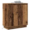 Image de vidaXL LED Dressoir Oud hout 71 x 34,5 x 75 cm Bewerkt hout