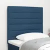 Image de vidaXL Tête de lit Bleu 80 cm tissu