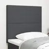 Image de vidaXL Tête de lit Gris foncé 100 cm Tissu en velours côtelé