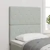 Image de vidaXL Tête de lit Gris clair 80 cm Velours