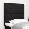 Image de vidaXL Tête de lit Noir 90 cm Velours