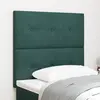 Image de vidaXL Tête de lit Vert foncé 90 cm Velours