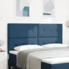 Image de vidaXL Tête de lit réglable en hauteur Bleu 180 cm tissu