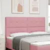 Image de vidaXL Tête de lit Rose 180 cm Velours