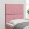 Image de vidaXL Tête de lit Rose 80 cm Velours