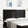 Image de vidaXL Tête de lit Noir 180 cm Velours