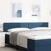 Image de vidaXL Tête de lit LED avec bandes LED Bleu 200 cm tissu