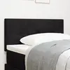 Image de vidaXL Tête de lit LED avec bandes LED Noir 80 cm Velours