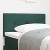 Image de vidaXL Tête de lit LED avec bandes LED Vert 90 cm Velours