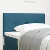 Image de vidaXL Tête de lit LED avec bandes LED Bleu 90 cm Velours