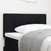 Image de vidaXL Tête de lit LED avec bandes LED Noir 100 cm tissu