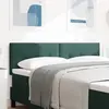 Image de vidaXL Tête de lit LED avec bandes LED Vert 144 cm Velours