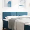 Image de vidaXL Tête de lit LED avec bandes LED Bleu 144 cm Velours
