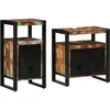 Image de vidaXL Ensemble de mobilier de salle de bain 2 pcs Bois massif recyclé