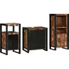 Image de vidaXL Ensemble de mobilier de salle de bain 3 pcs Bois Recyclé Solide