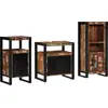 Image de vidaXL Ensemble de mobilier de salle de bain 3 pcs Bois Recyclé Solide
