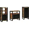 Image de vidaXL Ensemble de mobilier de salle de bain 3 pcs Bois Recyclé Solide
