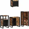 Image de vidaXL Ensemble de mobilier de salle de bain 4 pcs Bois Recyclé Solide