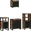 Image de vidaXL Ensemble de mobilier de salle de bain 4 pcs Bois Recyclé Solide