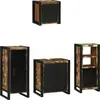 Image de vidaXL Ensemble de mobilier de salle de bain 4 pcs Bois Recyclé Solide