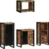 Image de vidaXL Ensemble de mobilier de salle de bain 4 pcs Bois Recyclé Solide