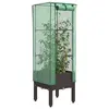 Image de vidaXL Jardinière surélevée avec housse aspect rotin 40x40x140 cm