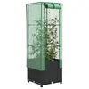 Image de vidaXL Jardinière surélevée avec housse aspect rotin 40x40x139 cm