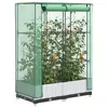 Image de vidaXL Jardinière surélevée avec housse aspect rotin 80x40x123 cm