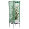 Image de vidaXL Jardinière surélevée avec housse aspect rotin 40x40x140 cm