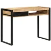 Image de vidaXL Bureau 100x50x75 cm bois de manguier brut massif