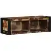Image de vidaXL Meuble TV multicolore 80x30x25 cm bois de récupération solide