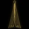 Image de vidaXL Sapin de Noël à LED 339 LED blanc chaud 182 cm