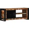 Image de vidaXL Meuble TV 80x30x35 cm bois massif de récupération