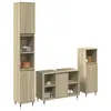 Image de vidaXL Ensemble de meubles de salle de bain 3 pcs chêne sonoma
