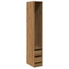 Image de vidaXL Garde-robe chêne artisanal 30x50x200 cm bois d'ingénierie